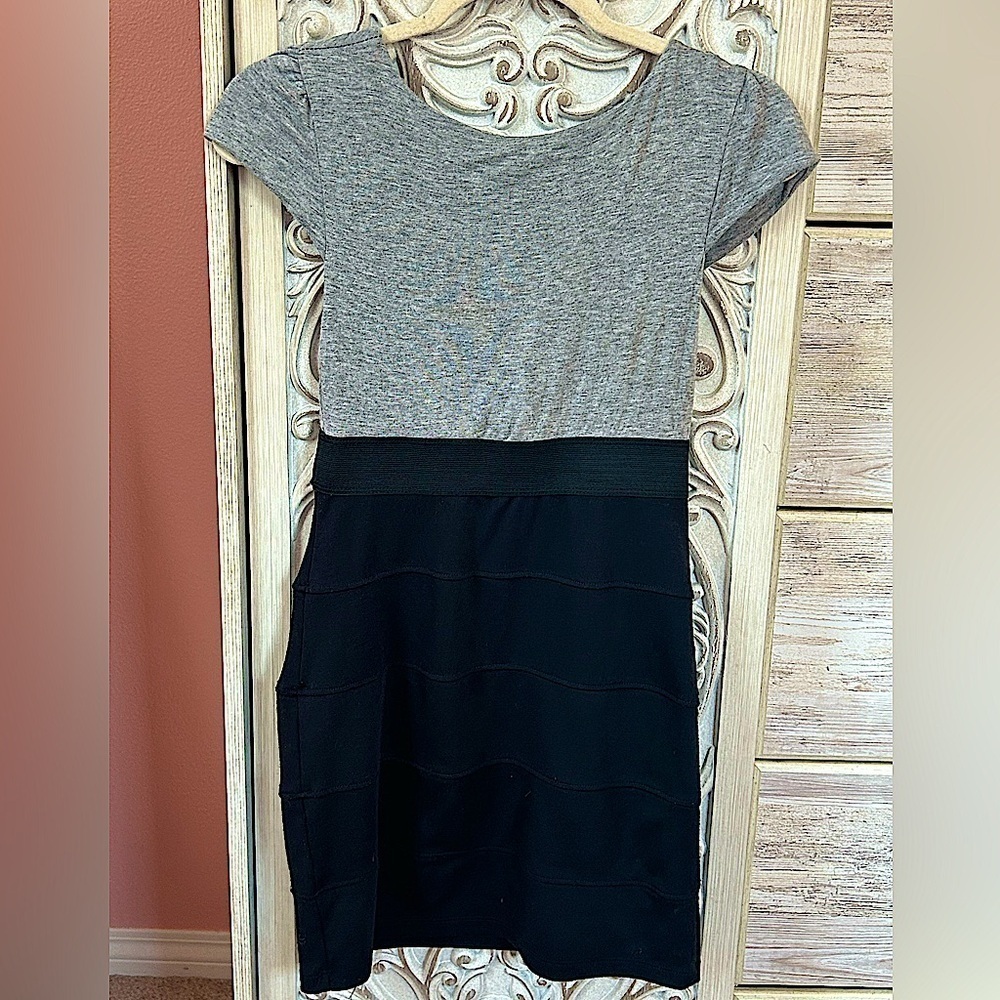 bebe vintage Y2K short capped-sleeve fitted dress snatched office siren Small - Picture 4 of 6